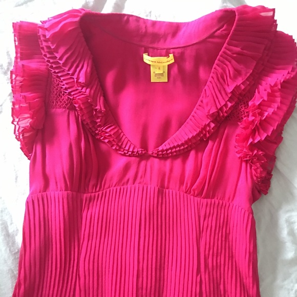 Silk blouse, size 8. By Catherine Malandrino - Picture 4 of 6